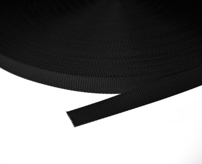 close-up-image-of-black-polyester-webbing