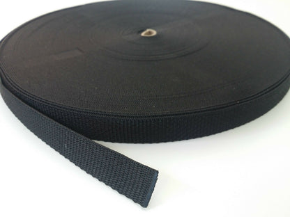 side view of a 20mm roll of webbing 