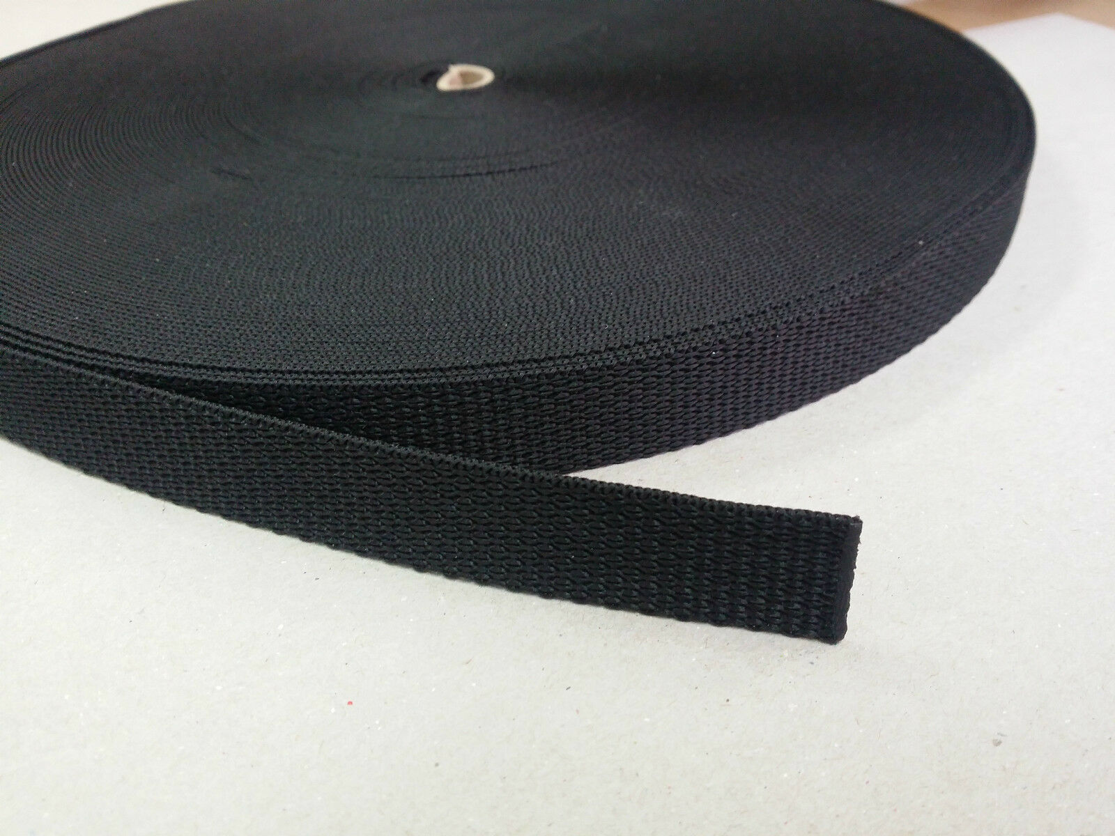 a roll of 20mm webbing showing texture